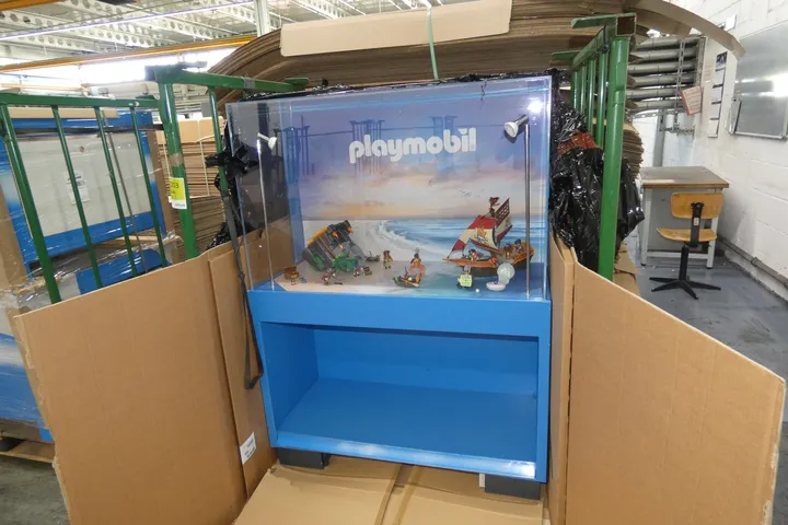Playmobil Werbedisplay, mit Figuren